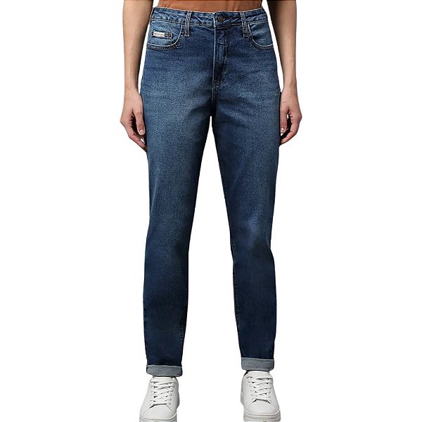 Calça Calvin Klein Jeans Mom Feminino CF5PC11JM079-0585