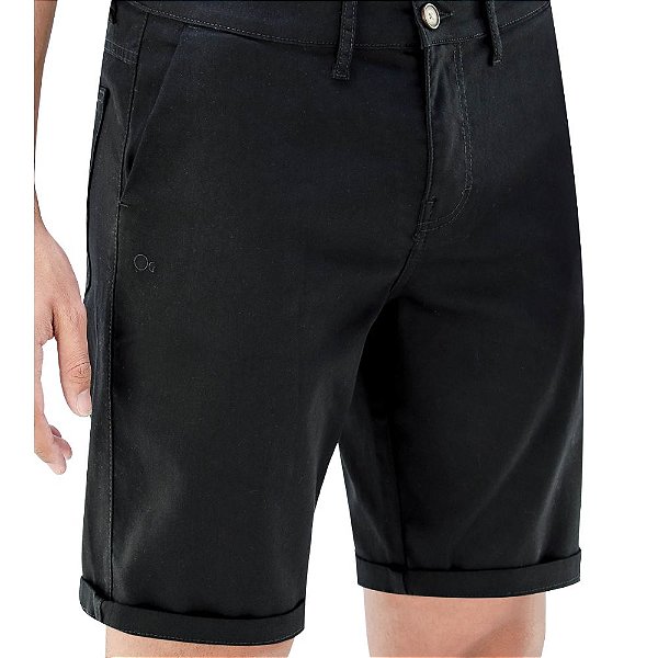 Bermuda Ogochi Essencial Color Preto 003009015-0005