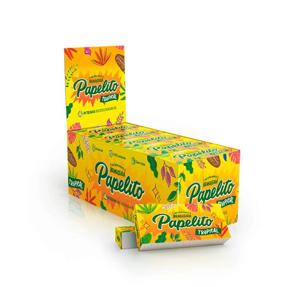 DISPLAY PITEIRA PAPELITO TROPICAL C/ 25