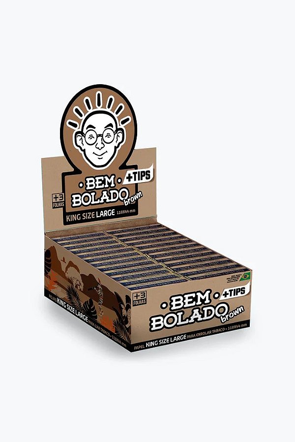 DISPLAY SEDA BEM BOLADO LARGE BROWN + TIPS C/ 24 LIVRETOS