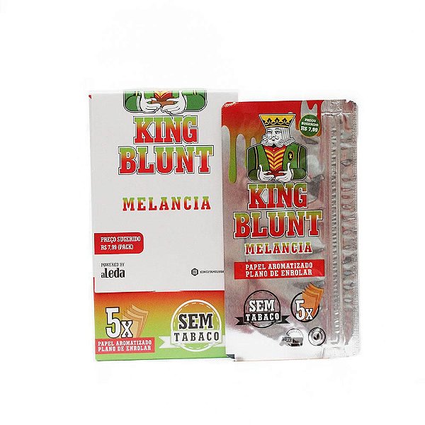 DISPLAY KING BLUNT MELANCIA  C/ 25 PACOTES
