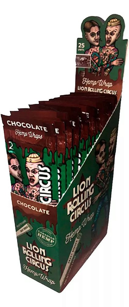 DISPLAY BLUNT LION ROLLING CIRCUS CHOCOLATE C/ 25 PACOTES