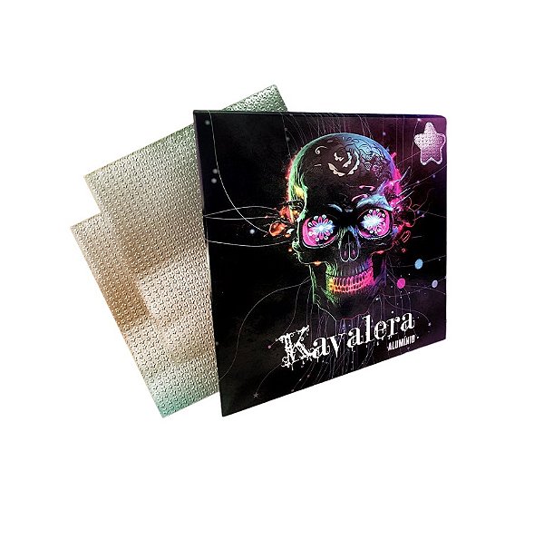 PAPEL ALUMÍNIO ALTO RELEVO KAVALERA - 50 FOLHAS