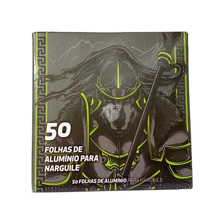 PAPEL ALUMÍNIO LISO MONTE VERDE - 50 FOLHAS