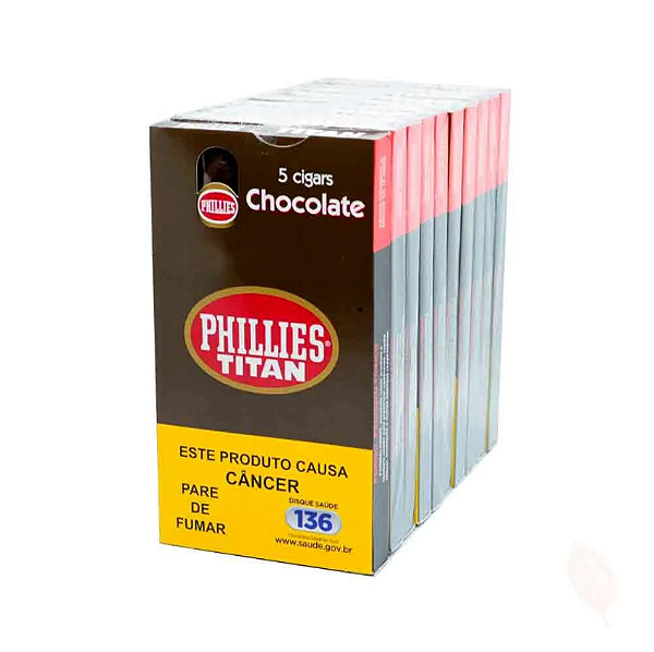 DISPLAY CHARUTO TITAN PHILLIES CHOCOLATE