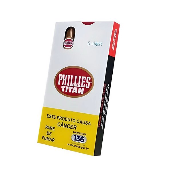 CAIXA CHARUTO TITAN PHILLIES CLASSIC C/5 UNI