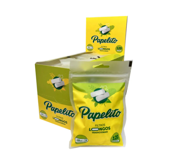 DISPLAY FILTRO LONGO PAPELITO TRADICIONAL - CX 10 BAG