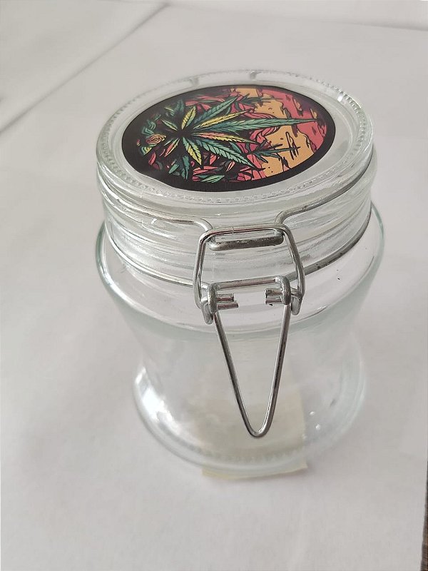 Pote Hermético de Vidro Tamanho M Estampas Sortidas