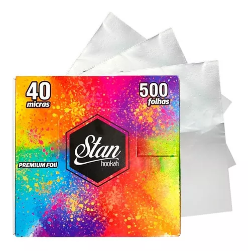 Cx Alumínio Stan Hookak 40 Micras Premium 500 Folhas