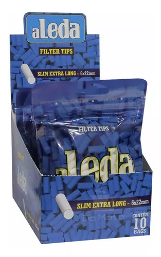 Caixa De Filtro Aleda Slim Long 6mm c/10 Bags