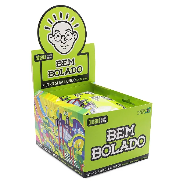 Filtro Bem Bolado Slim Longo Caixa c/ 10Bags