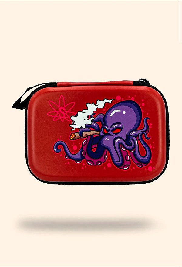 Case Impermeável Classic Sadhu - Full Print Vinho Polvo Smoke