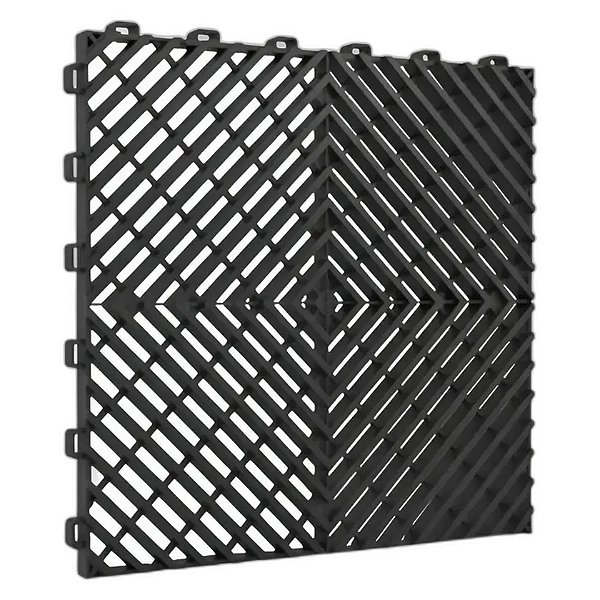 MANDALA PISO MODULAR 30X30 - PRETO REF:1926