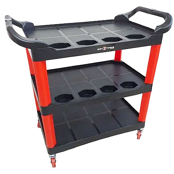 Carrinho SIGMA Multiuso com Giro 360° | Organização e Eficiência | REF: 5924