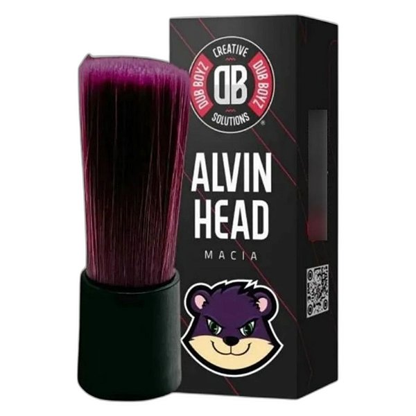 DUB BOYZ Alvin Head Soft | Refil para Kit Alvin Drush | Cerdas Sintéticas Macias | Limpeza Segura e Precisa REF:5914