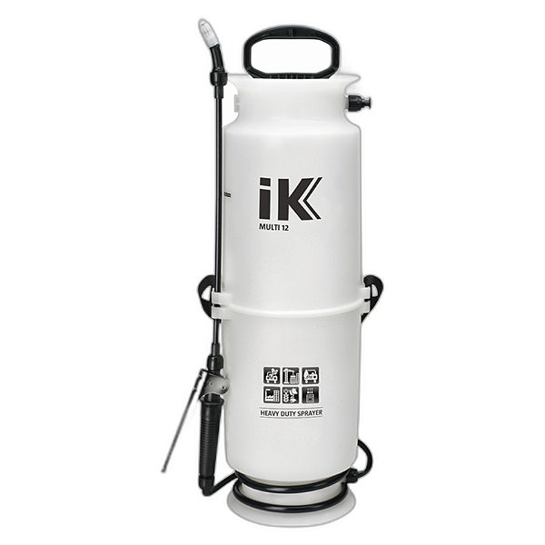 IK Borrifador Ácido Multi 12L | Resistência Química | Pulverizador Profissional com Lança de Fibra e Válvula de Segurança | REF:5374