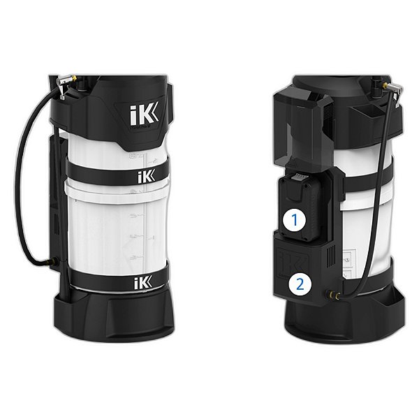 Pulverizador IK Foam Pro 12 Com Bateria e Carregador| Espuma Profissional para Limpeza Avançada | 6L | REF:6218