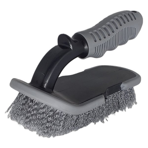 Sigma Tools | Escova Curva para Pneus e Carpetes | Limpeza Profunda e Alta Durabilidade para Superfícies Resistentes | REF:6067