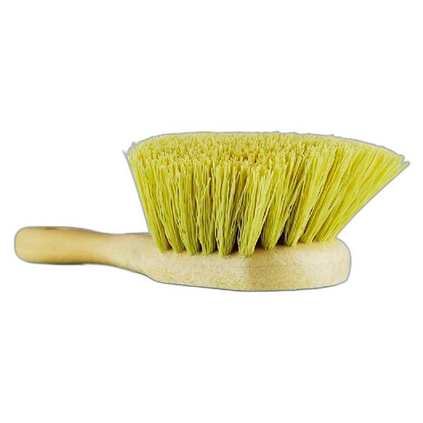 Chemical Guys Escova Rodas Curta Amarela | Limpeza Profunda e Resistente | Cerdas Sintéticas | REF:1875