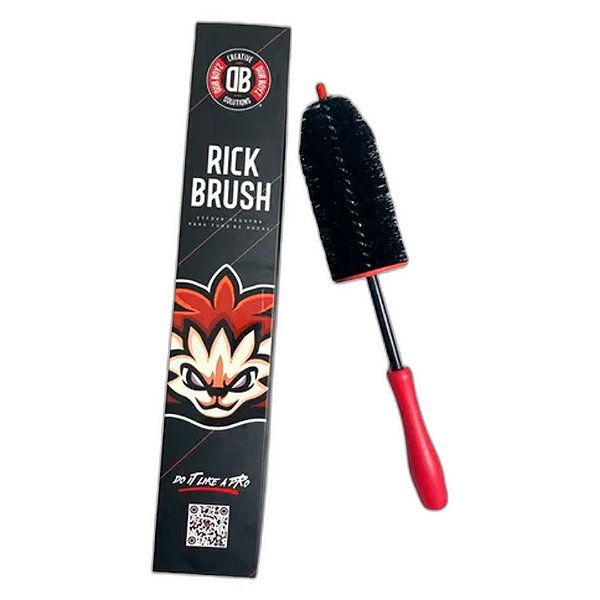 Escova para Furos de Rodas Dub Boyz | Cabo Flexível | Cerdas Macias | 35cm | Rick Brush | REF:5843
