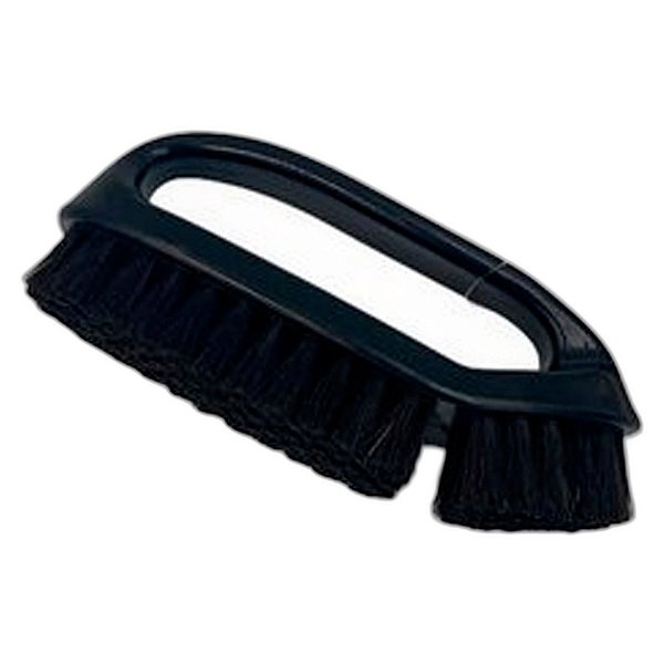 Escova Manual Mandala Para Couro E Tecidos Delicados Com Cerdas Naturais | Design Compacto e Seguro | REF:6254