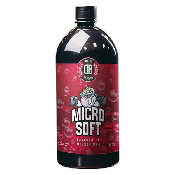 DUB BOYZ Lavador de Microfibra 1L - Micro Soft | Limpeza Profunda e Restauração de Fibras | Uso Manual ou em Máquina | REF:6007