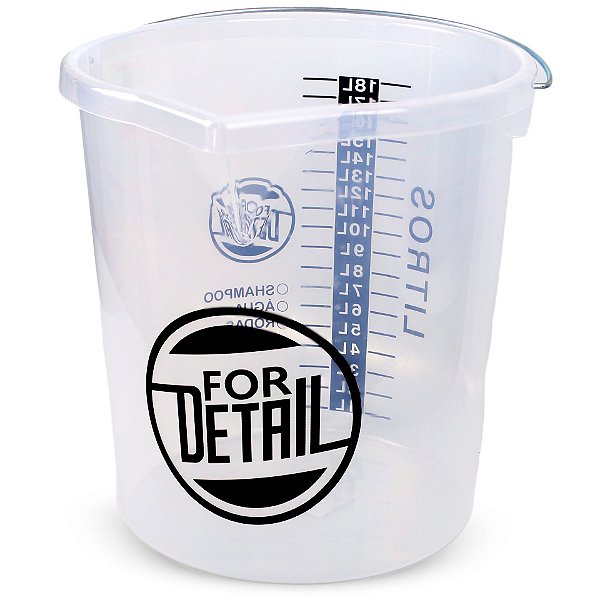FORDETAIL BALDE 20L TRANSPARENTE   REF: 5601