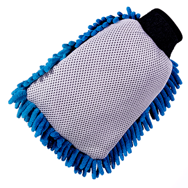 Luva de Microfibra Vonixx 2 em 1 28x18,5cm | Lavagem Sem Riscos, Alta Qualidade e Embalagem Ziplock | REF:5438