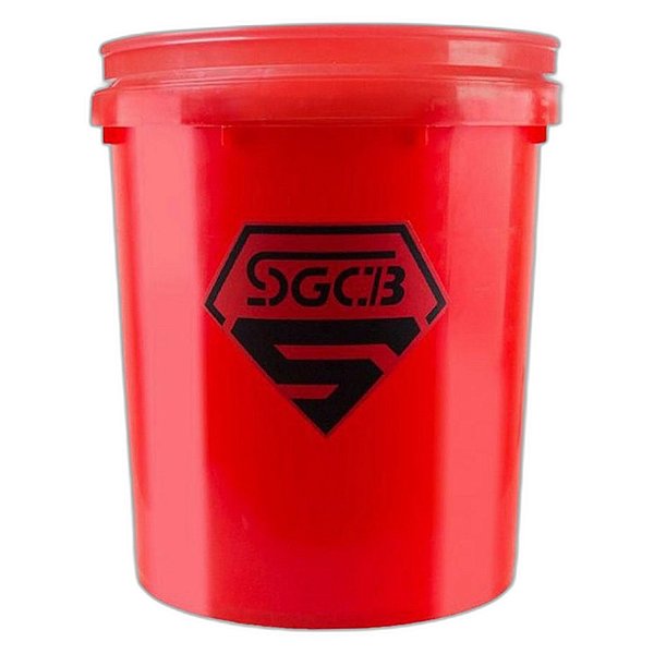 SGCB | Balde Vermelho SGGD232 | Lavagem Segura com Separador de Partículas e Capacidade de 20L | REF:3254