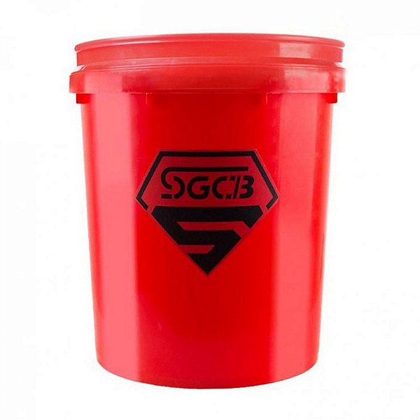 SGCB | Balde Vermelho SGGD232 | Lavagem Segura com Separador de Partículas e Capacidade de 20L | REF:3254