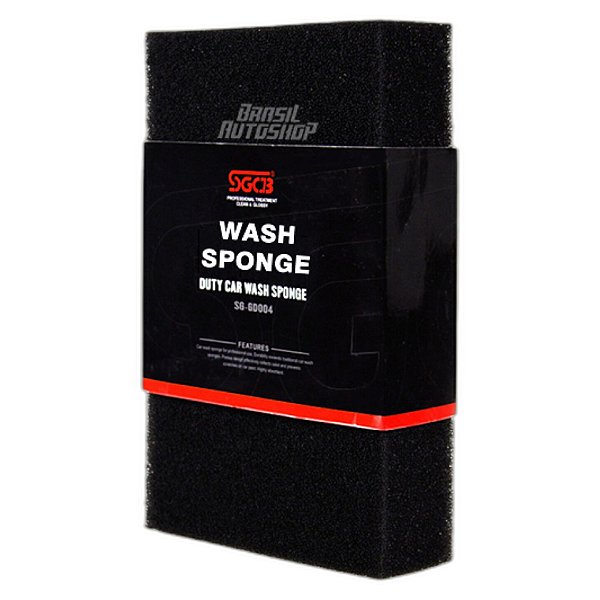 Esponja de Lavagem SGCB 200x125x45mm | Espuma Macia e Alta Absorção | Lavagem Segura e Suave | REF:2895