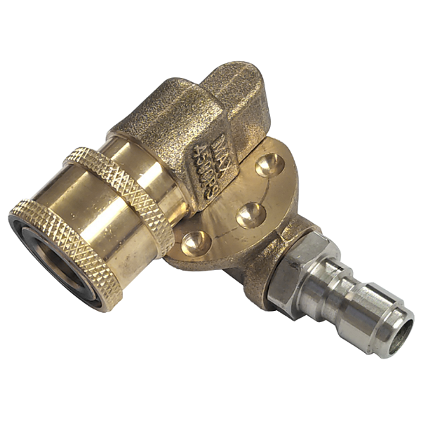 Sigma Acoplador Giratório 180° p/ Lavadora Alta Pressão | 7 Posições, Aço Inox, Conexão 1/4” | REF: 6236