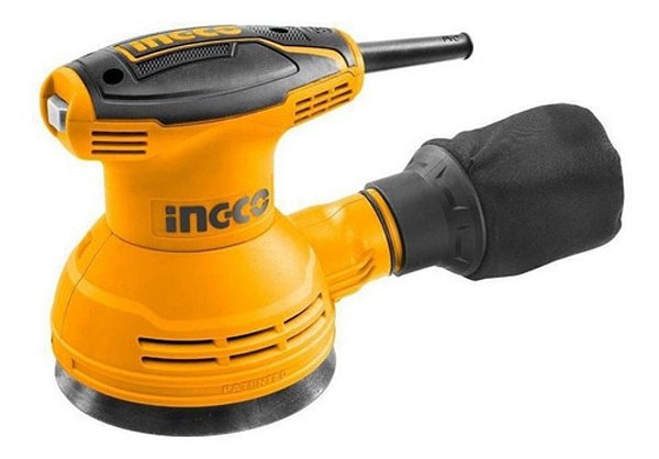 INGCO Lixadeira Roto Orbital 320W | 220V | 13.000 RPM | Base 125mm a 150mm | Uso Profissional e DIY | REF:5406