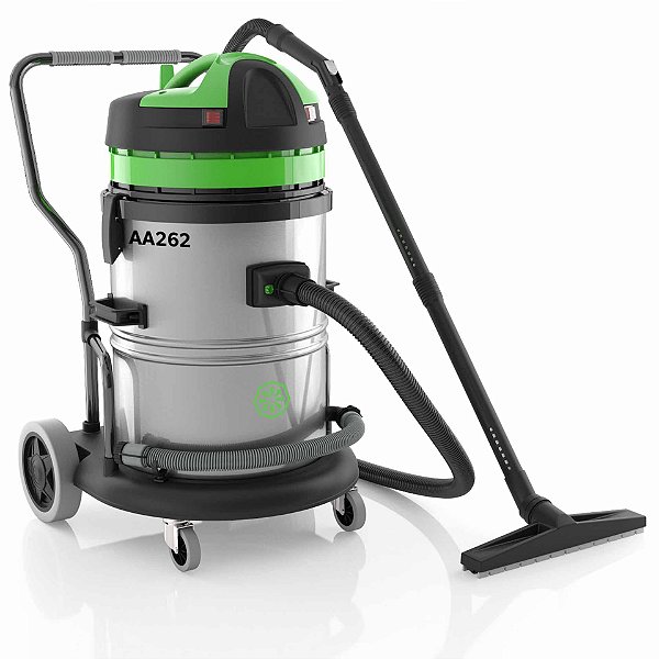 IPC Aspirador Profissional A262 Dois Motores 2400W 220V | Tanque Inox 62L para Sólidos e Líquidos | Alta Sucção e Filtragem | REF:5950
