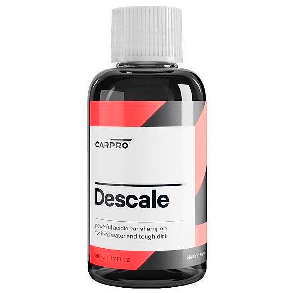 Descale CarPro 50ml | Shampoo Ácido Compacto | Revitaliza Revestimentos Cerâmicos | REF:5975
