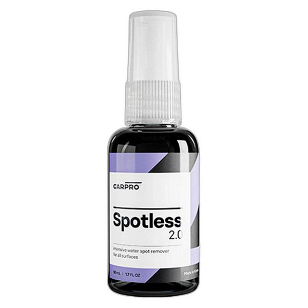 Spotless 2.0 CarPro 50ml | Removedor de Marcas de Água e Depósitos Minerais | Compatível com Revestimentos Cerâmicos | REF:5639