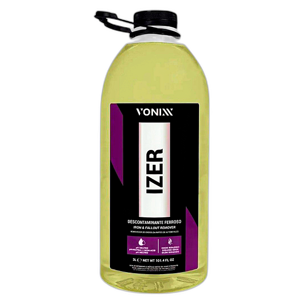 Vonixx Izer 3L | Descontaminante Ferroso pH Neutro para Rodas e Pintura | REF:5319