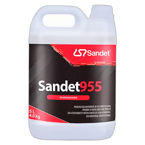 Sandet 955 Desengraxante Sintético 5L | Remove Graxa, Óleo e Fuligem com Alta Performance | REF: 2788