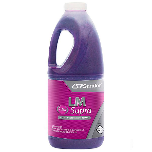 Sandet LM Supra 2L | Desincrustante Ácido Profissional para Superfícies Metálicas | Alta Performance | REF: 2787
