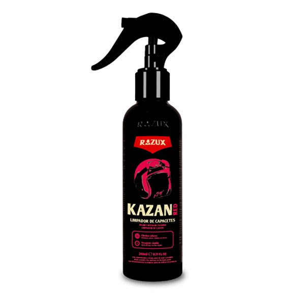 Razux Kazan Red 240ml | Limpador e Desodorizador para Capacetes de Moto e Bike | REF:5774
