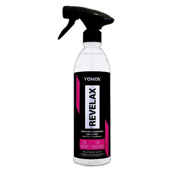 Vonixx IPA 500ml – Revelax | Revelador de Defeitos e Descontaminante Automotivo | Pronto para Uso | REF:3180