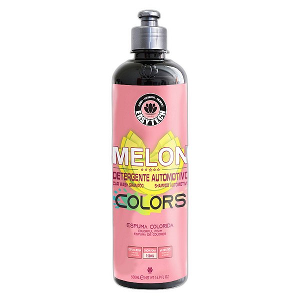 EasyTech Melon Rosa 500ml | Shampoo Automotivo Neutro com Espuma Vibrante, Alta Lubrificação e Diluição 1:400 | REF: 5682
