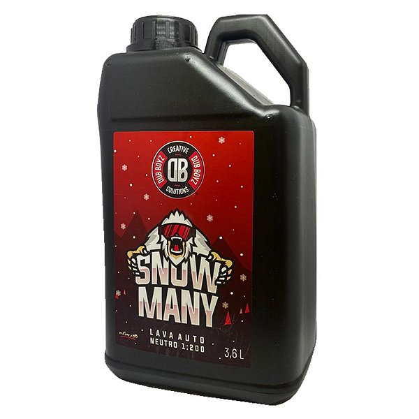 Dub Boyz Snow Many 3,6L | Shampoo Neutro Automotivo | Espuma Densa e Alta Lubrificação | REF:5677