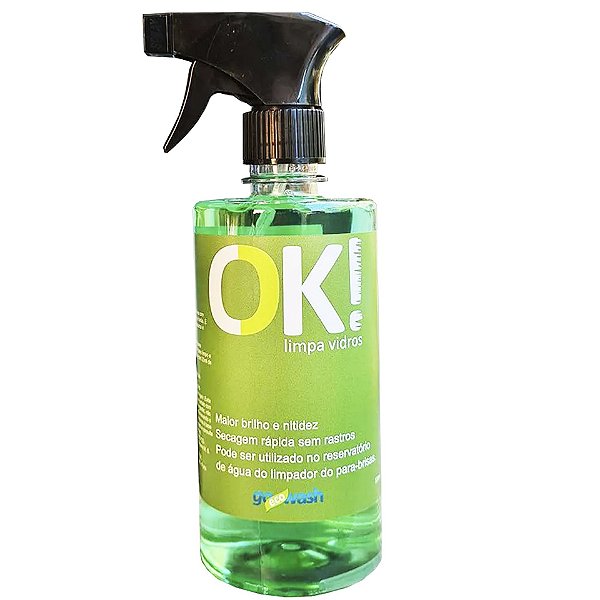 Go Eco Wash OK! Limpa Vidros 1L | Limpeza Eficiente e Brilho Duradouro para Superfícies | REF:5241