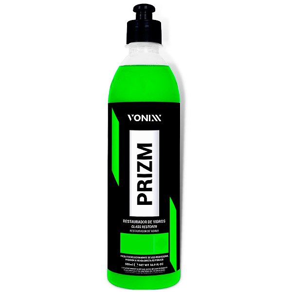 Vonixx Prizm 500ml | Restaurador de Vidros | Remove Manchas e Impurezas | REF:3164
