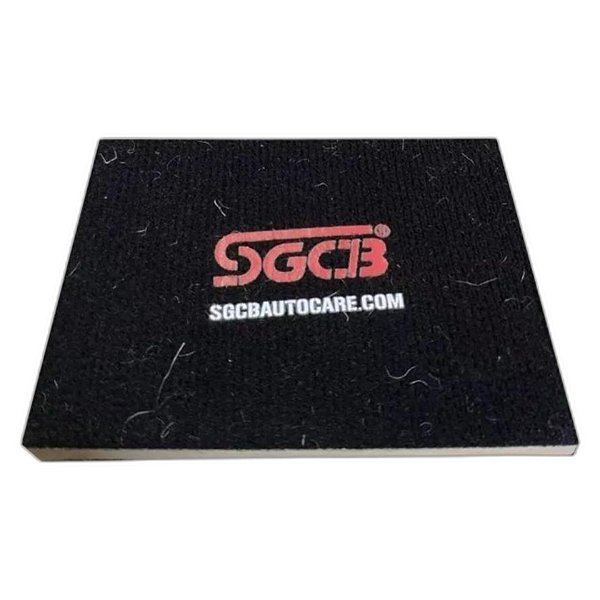 Boina para Polimento de Vidro SGCB 100x75mm | Lã Compactada | Remove Chuva Ácida e Marcas Difíceis | REF:2871