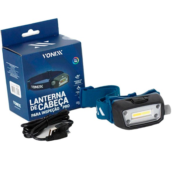 Vonixx Lanterna de Inspeção PRO 350LM | Recarregável com Sensor de Movimento e Proteção IP67 | REF:5839
