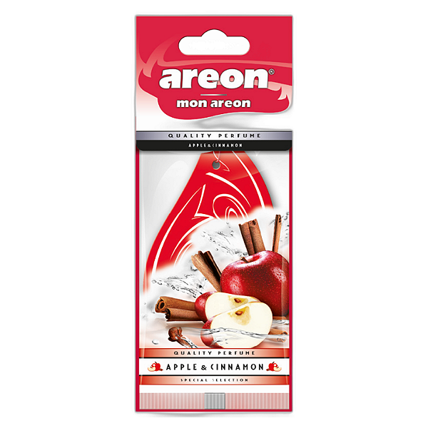 Areon Papel Apple & Cinnamon Aromatizante - Fragrância Sofisticada REF:1600