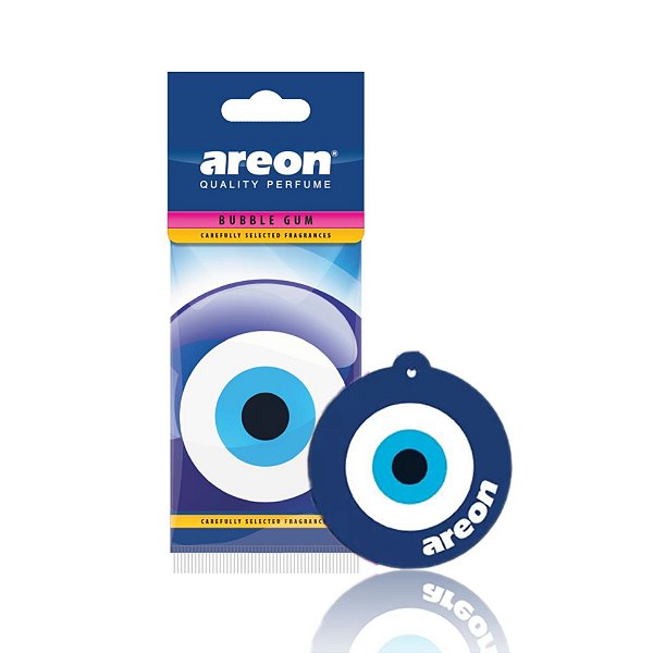 Areon Papel Blue Eye Bubble Gum | Aromatizante Divertido para Carros e Pequenos Espaços | Perfume Doce e Frutado | REF:6012