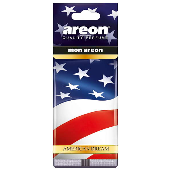 Areon Papel Mon American Dream | Aromatizante Premium para Carros e Pequenos Espaços | Perfume Sofisticado e Duradouro | REF:1599